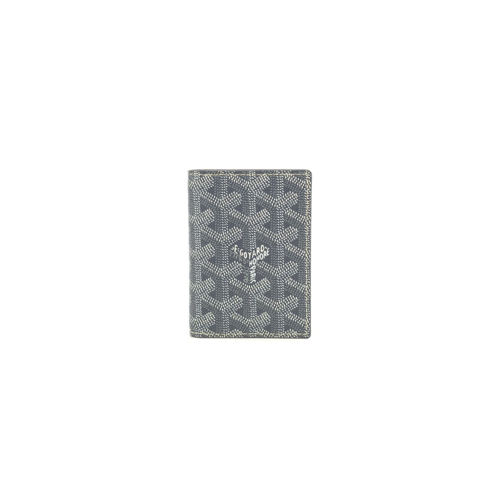 GOYARD Goyardine Saint Marc Folding Card Case Grey 106296