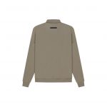 FEAR OF GOD ESSENTIALS Long Sleeve French Terry Polo Taupe