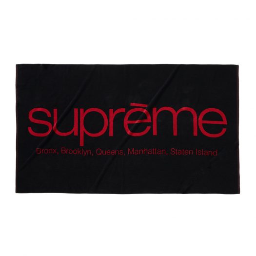 Supreme Five Boroughs Towel Black