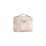 Louis Vuitton Nice Gradient Pastel BB Mist Gray in Coated Canvas with Gold-tone