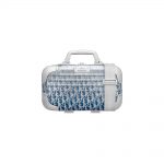 Dior x RIMOWA Carry-On Case Aluminium Dior Oblique Blue Gradient in Aluminium with Silver-tone