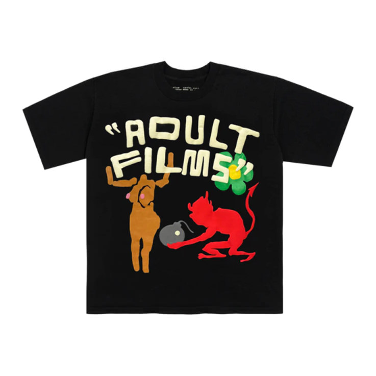 Cactus Plant Flea Market Adult Films T-Shirt Black