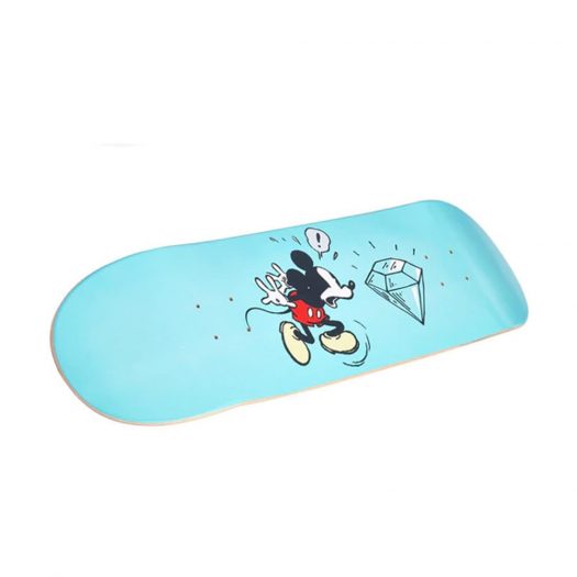 Diamond Supply Co. x Disney Mickey Mouse Nordstrom Exclusive Skateboard Deck Tiffany Blue
