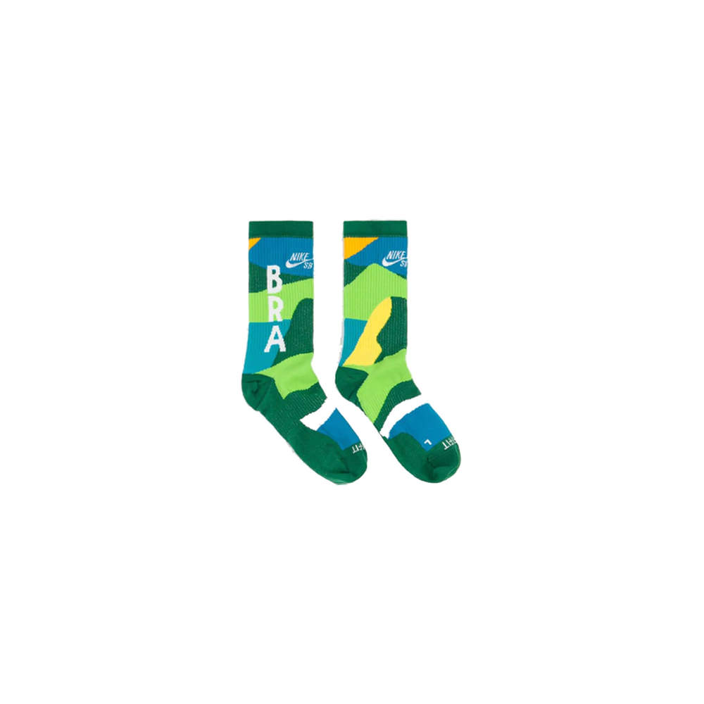 Nike SB x Parra Brazil Federation Kit Socks White/Clover