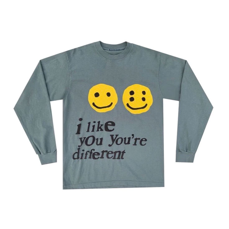 Cactus Plant Flea Market I Like You You’re Different L/S Tee Grey