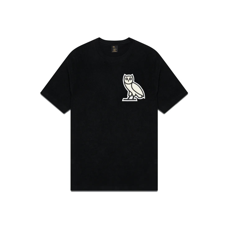 OVO Terry Cloth T-Shirt Black
