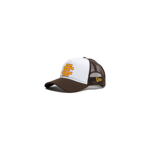 Eric Emanuel EE Trucker Hat Brown/Yellow/White