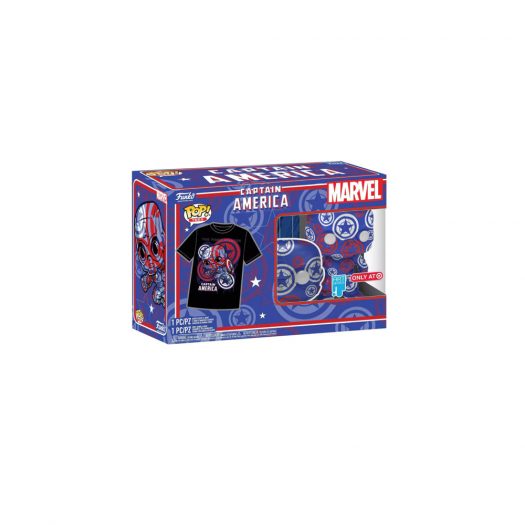 Funko Pop! Collector's Box: Captain America Marvel Patriotic Age Pop & Tee