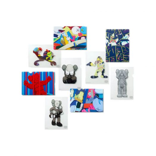 KAWS Tokyo First Clear File Set of 9