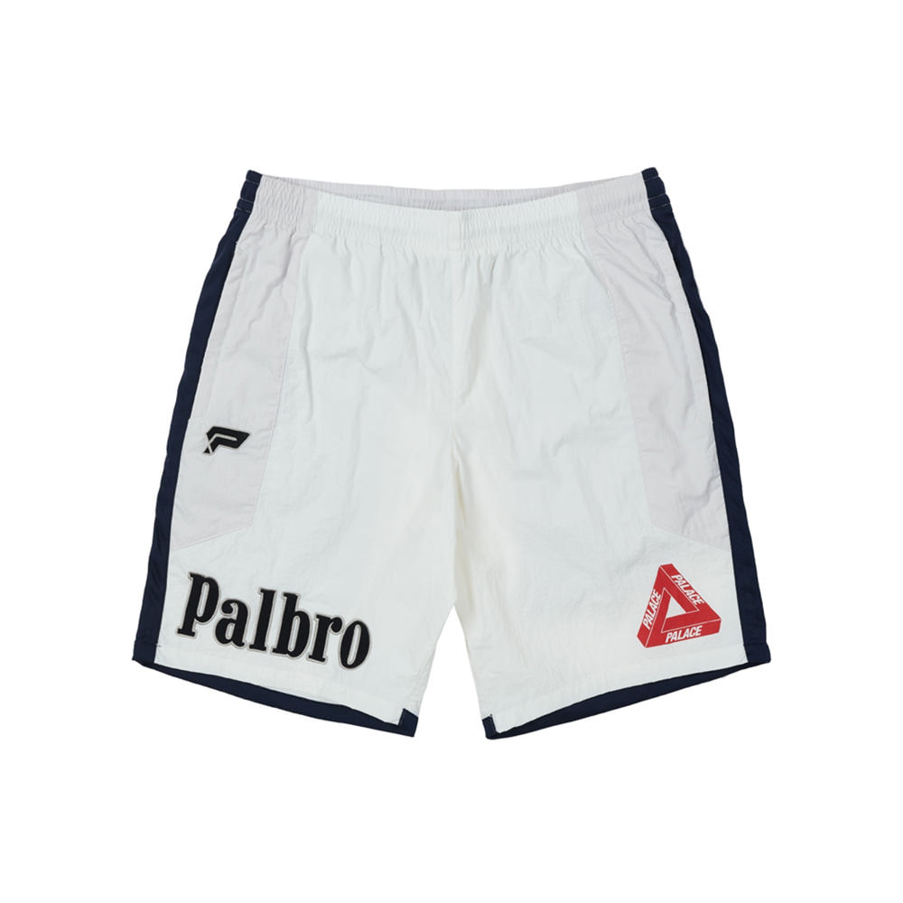Men's Adidas x Palace Sunpal Lined Nylon Shorts Bright Orange