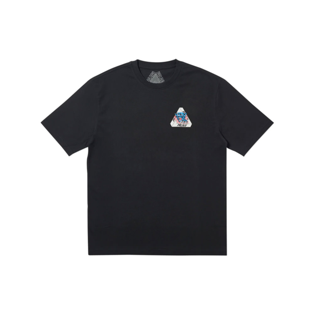 Palace Ripped T-Shirt BlackPalace Ripped T-Shirt Black - OFour