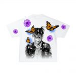 Juice Wrld Butterfly Tee White