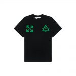 OFF-WHITE Oversized Fit Universal Key T-Shirt Black/Green