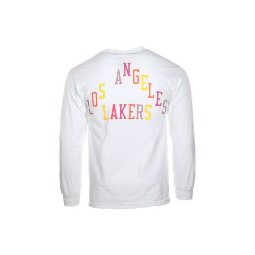Takashi Murakami ComplexCon x LA Lakers M&N Triangle L/S Tee White