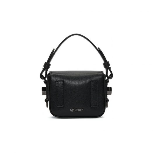 OFF-WHITE Binder Clip Bag Diag Baby Black White