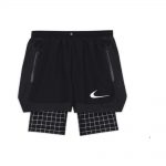 OFF-WHITE x Nike Shorts Black Grid
