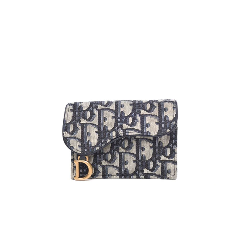 Dior x CACTUS JACK Mini Saddle Bag Coffee/Oblique Jacquard in Canvas - US