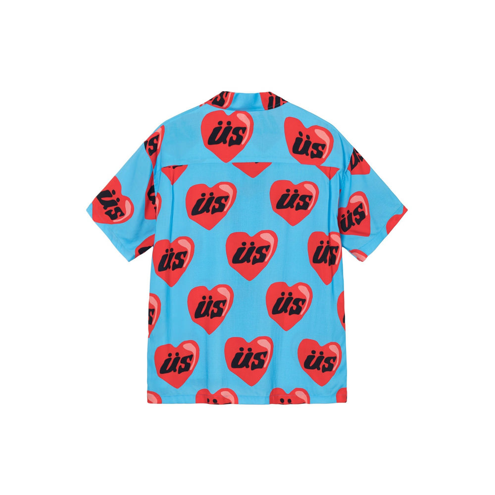 Stussy x CPFM Heart S/S Shirt Blue Red