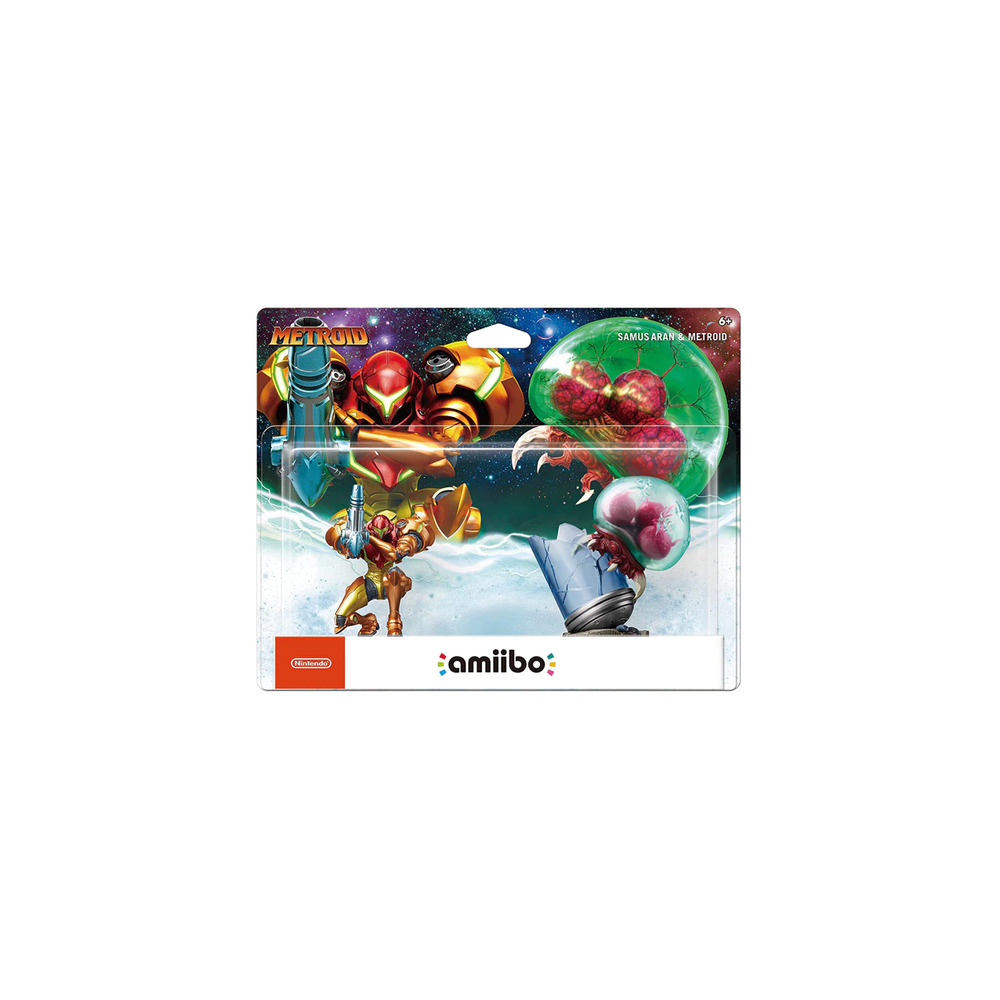 Nintendo Samus Aran & Metroid amiibo Figure (2 pack) (NVLEAR2A)