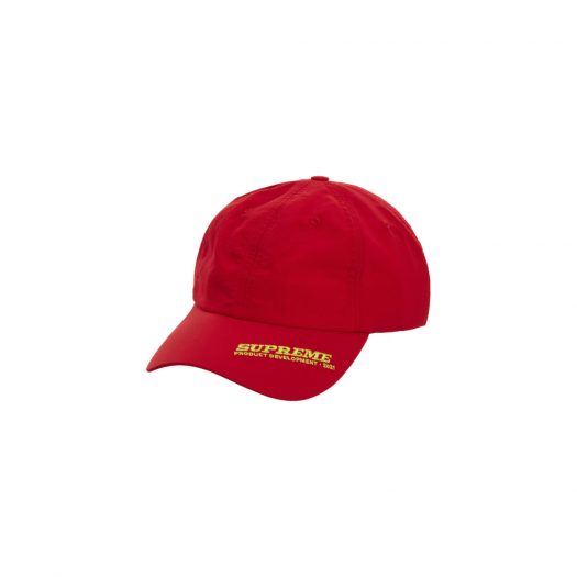 Supreme Visor Logo 6-Panel Red