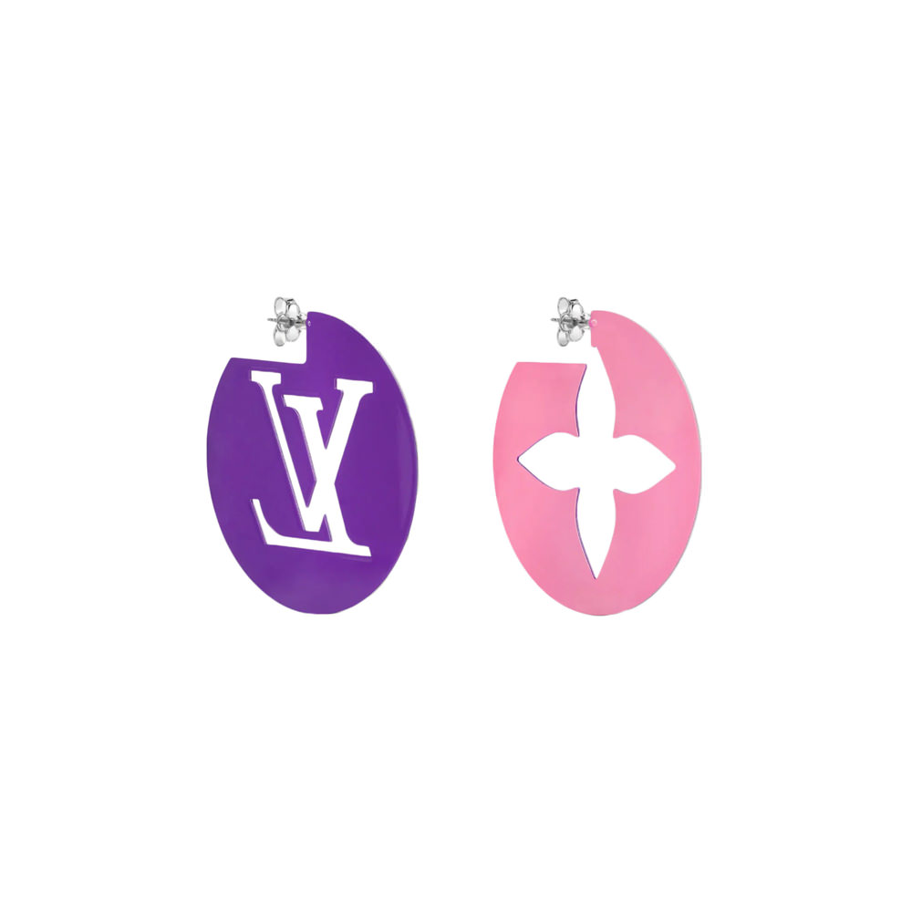 Louis Vuitton Perfect Match Earrings Pink/Purple in Metal with Silver-tone  - US