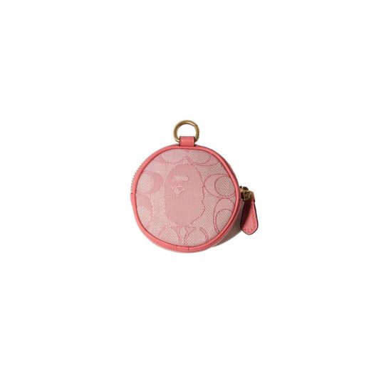 Coach x BAPE Coin Case Pink