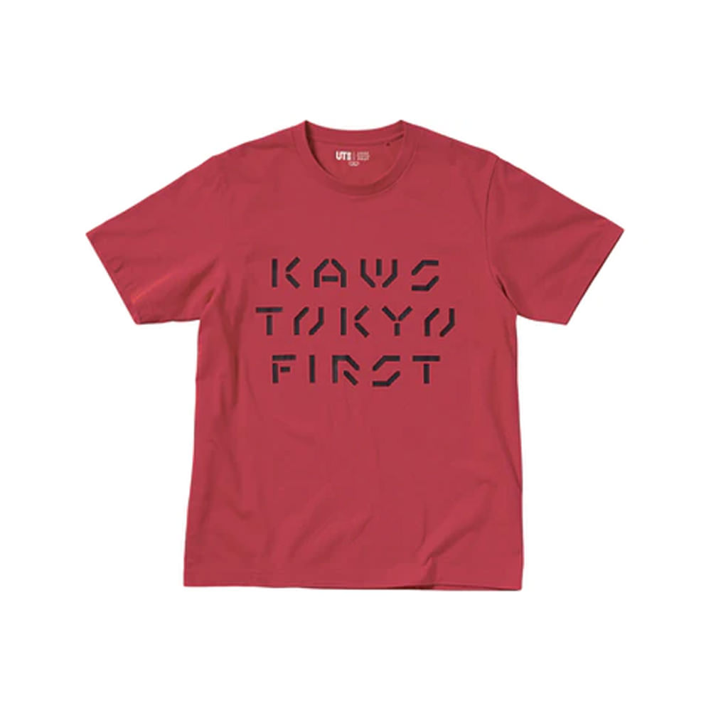 KAWS x Uniqlo Tokyo First Tee (Japanese Sizing) Red