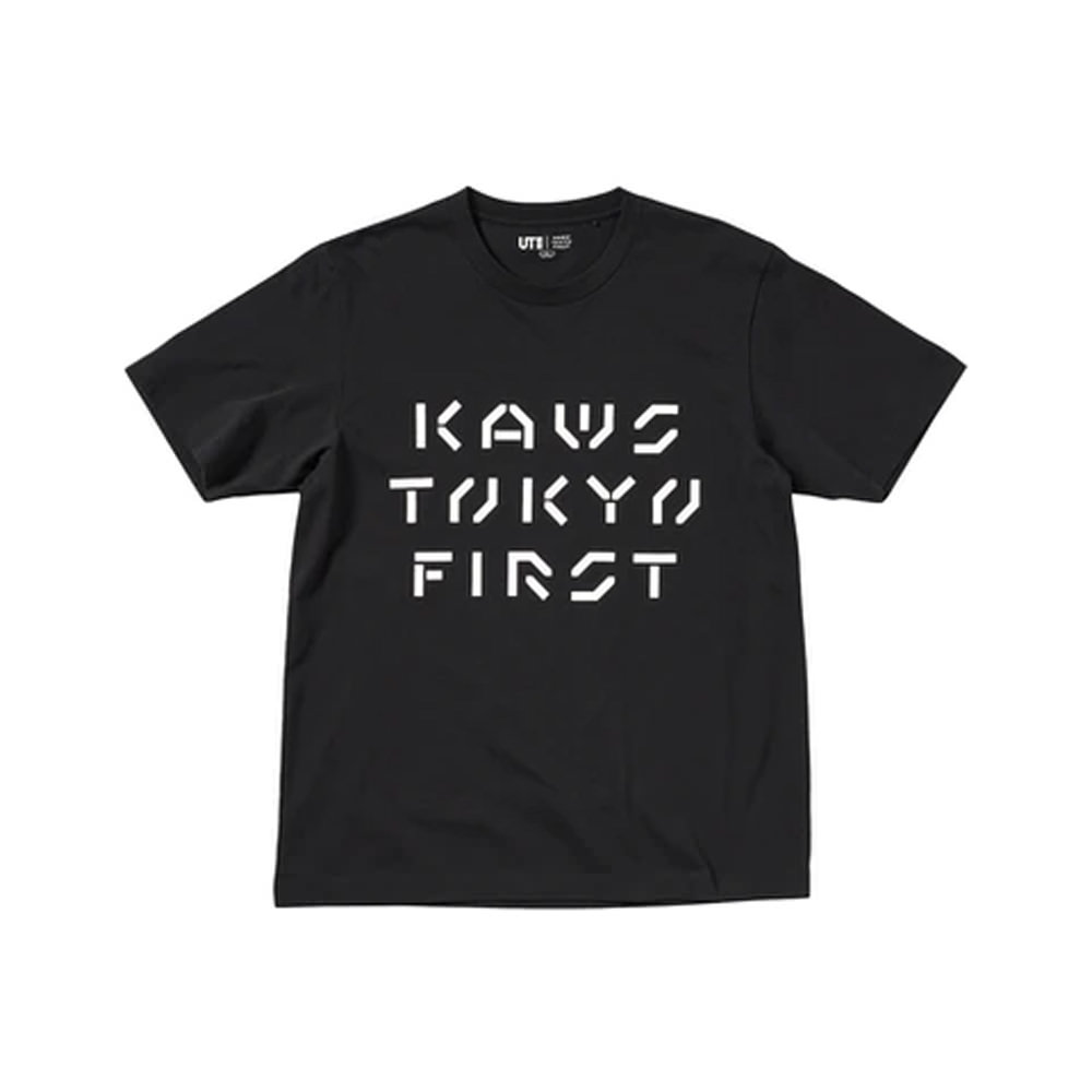 KAWS x Uniqlo Tokyo First Tee (Japanese Sizing) BlackKAWS x Uniqlo