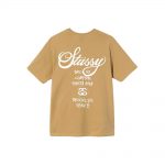 Stussy World Tour T-shirt Khaki