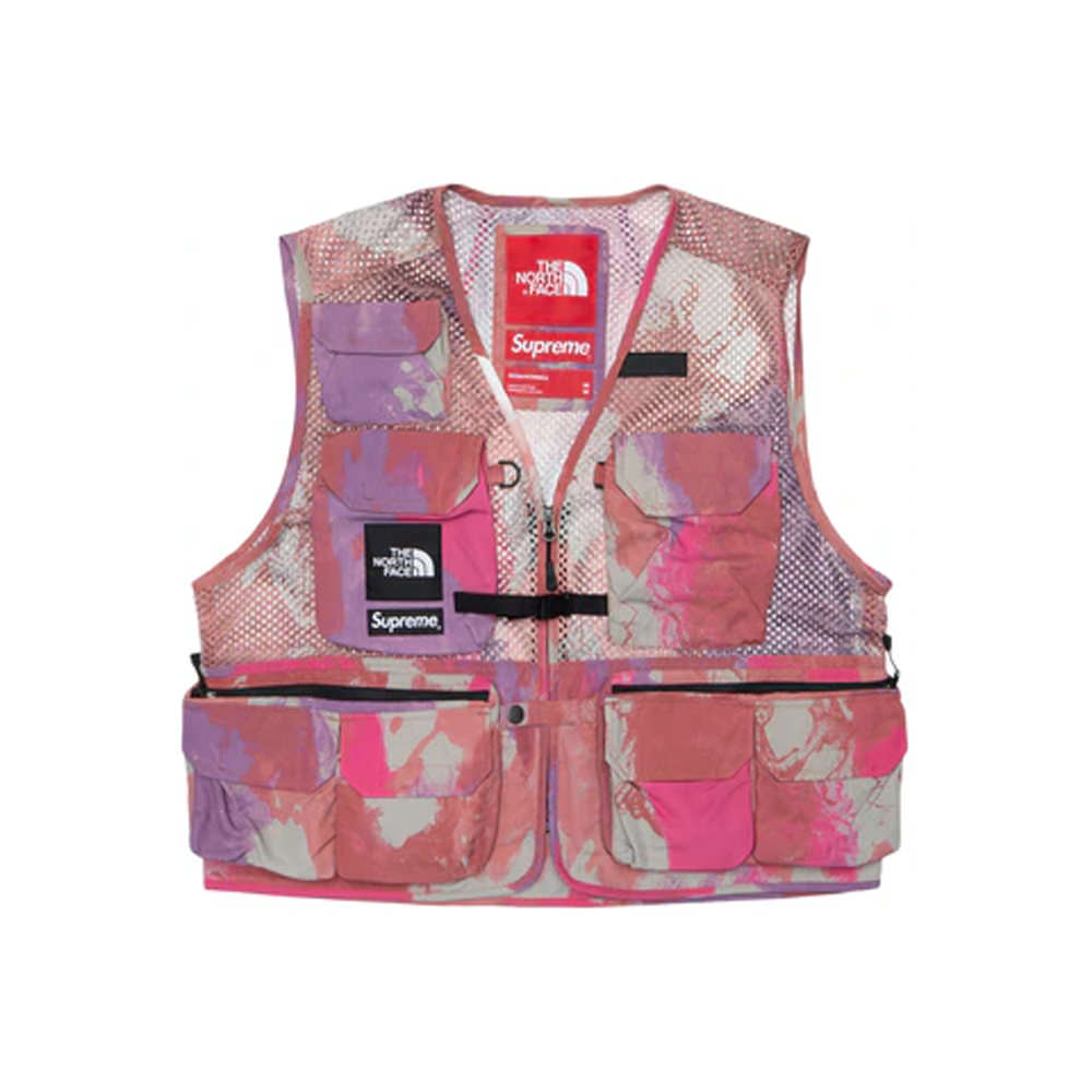 supreme the north face cargo vest gold