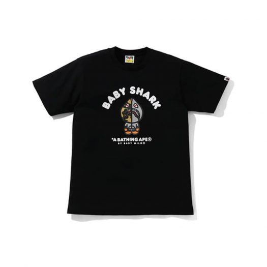 BAPE Baby Milo Shark College Tee Black/Gray