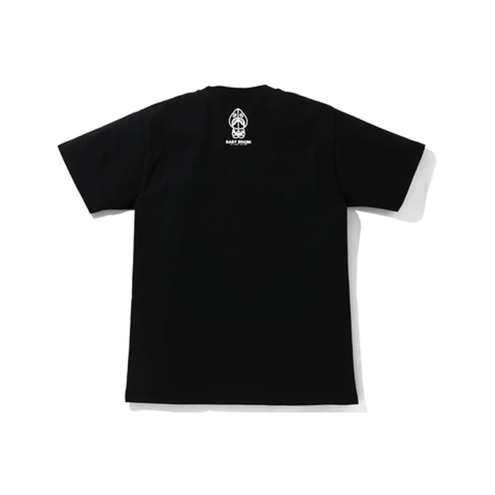 BAPE Baby Milo Shark College Tee Black/GrayBAPE Baby Milo Shark