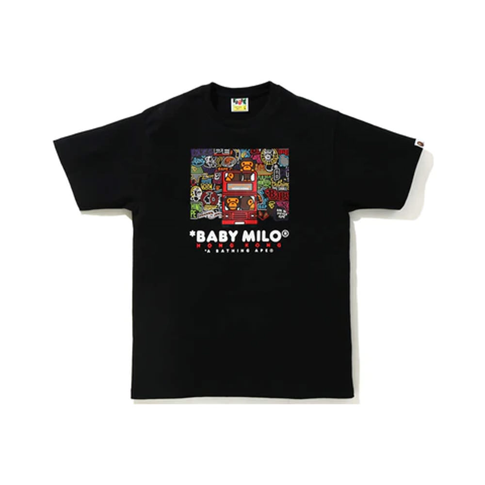 Bape Hong Kong 15th Anniversary Baby Milo Tee BlackBape Hong Kong ...