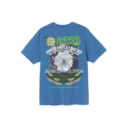 Stussy Herby's Dyed T-shirt Blue