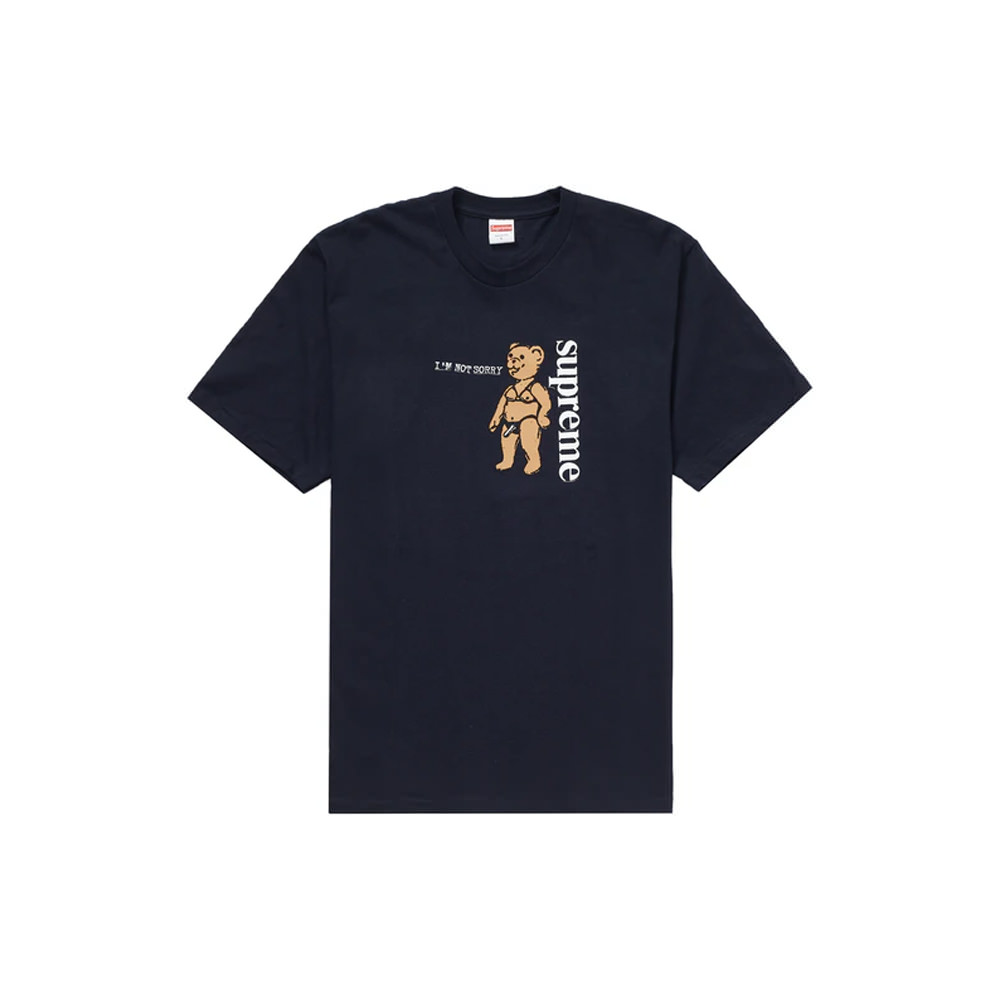 Supreme Not Sorry Tee Navy