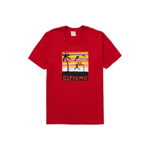 Supreme Dunk Tee Red