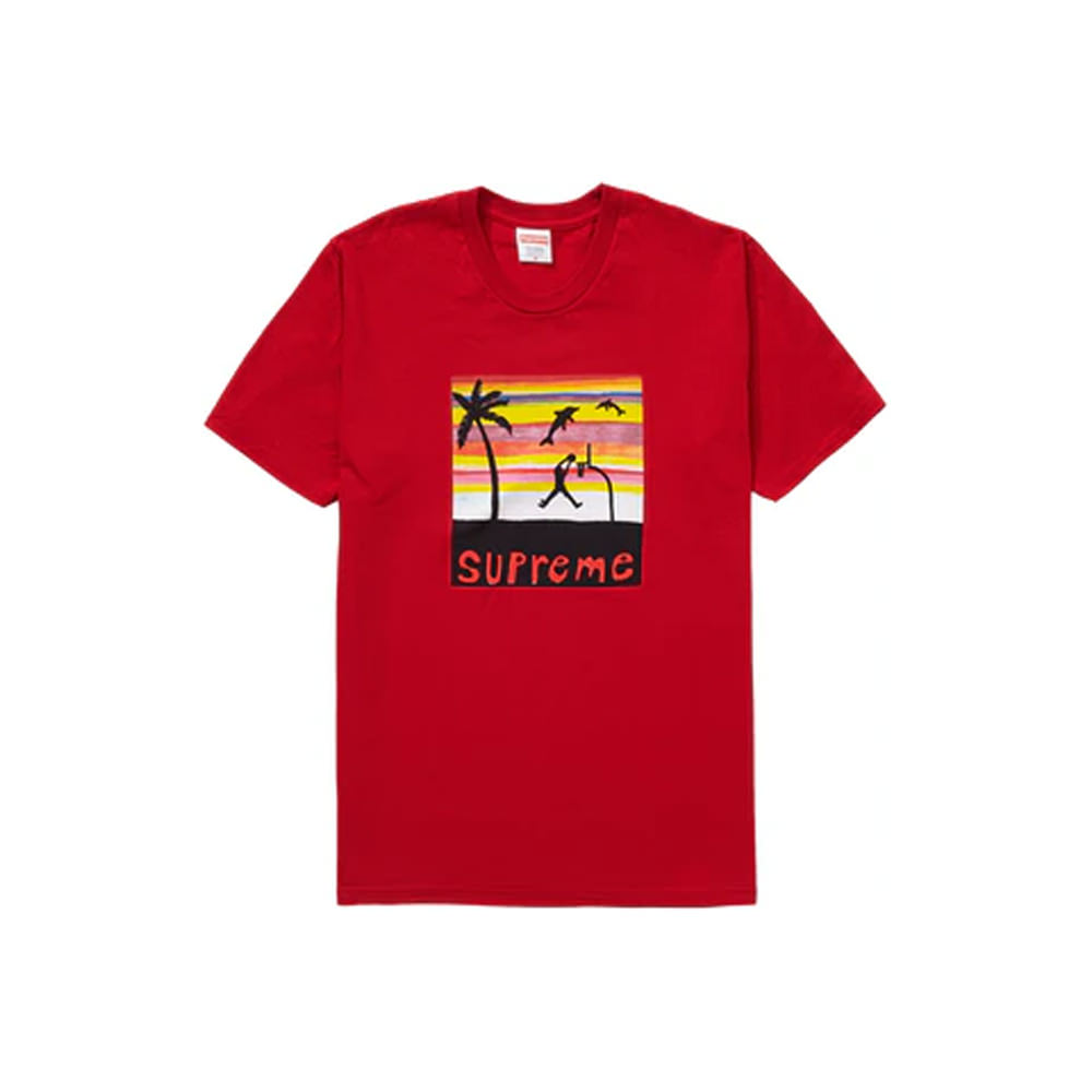 Supreme Dunk Tee Red