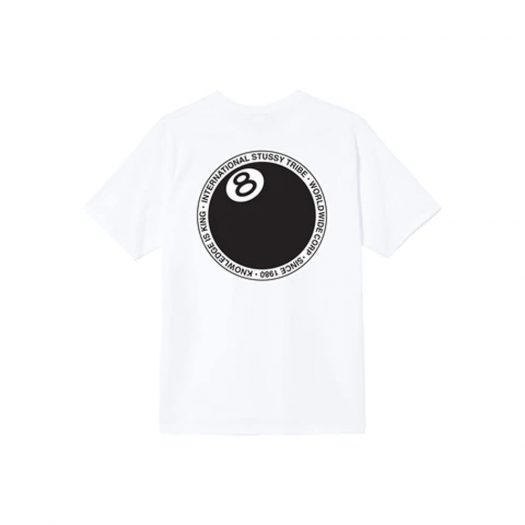 Stussy 8 Ball Dot T-shirt White