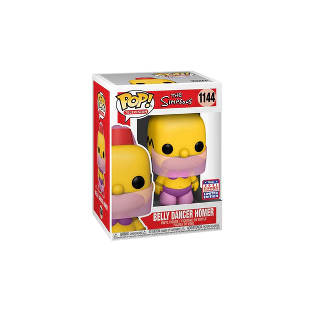 Funko Pop! Television The Simpsons Belly Dancer Homer 2021 Summer Convention Exclusive Figure #1144