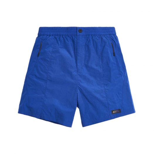 Kith Solid Sporty Wrinkle Short Surf The Web