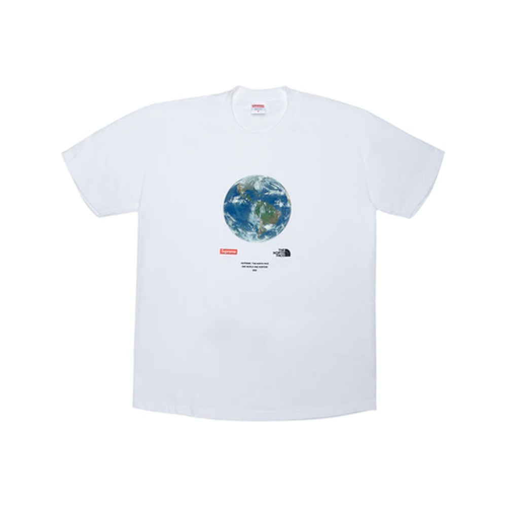 Supreme The North Face One World Tee WhiteSupreme The North Face