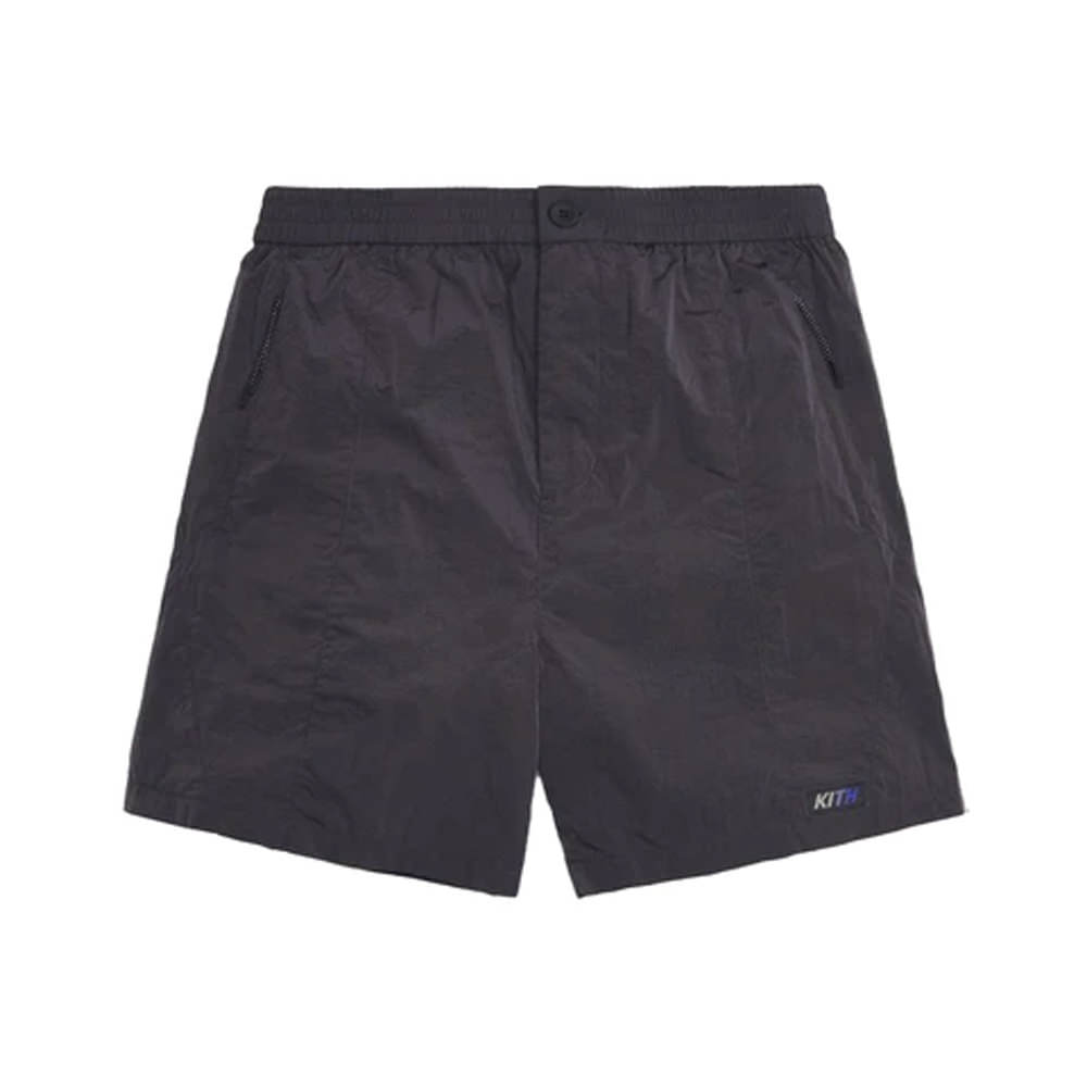 Kith Solid Sporty Wrinkle Short BattleshipKith Solid Sporty