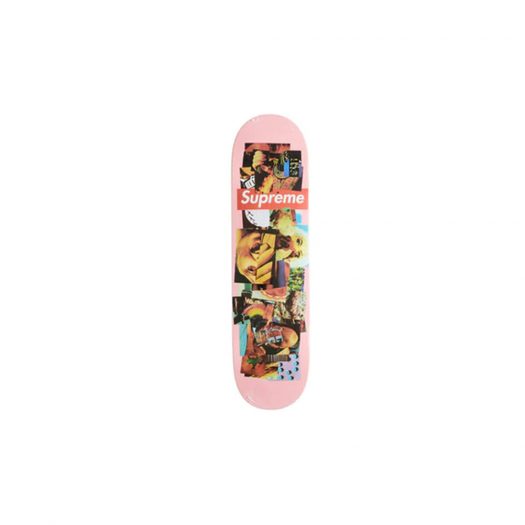 Supreme Stack Skateboard Deck Pink