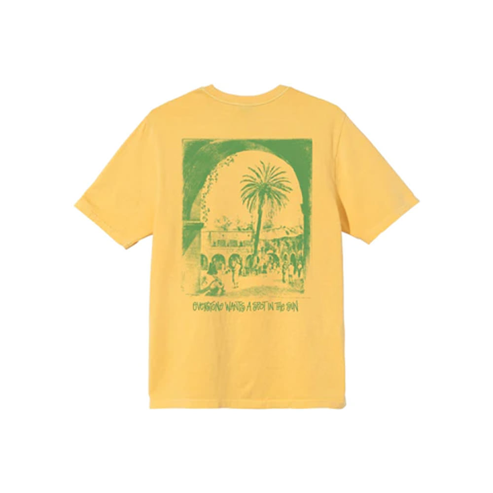 Stussy Spot In The Sun Dyed T-shirt YellowStussy Spot In The Sun Dyed T ...