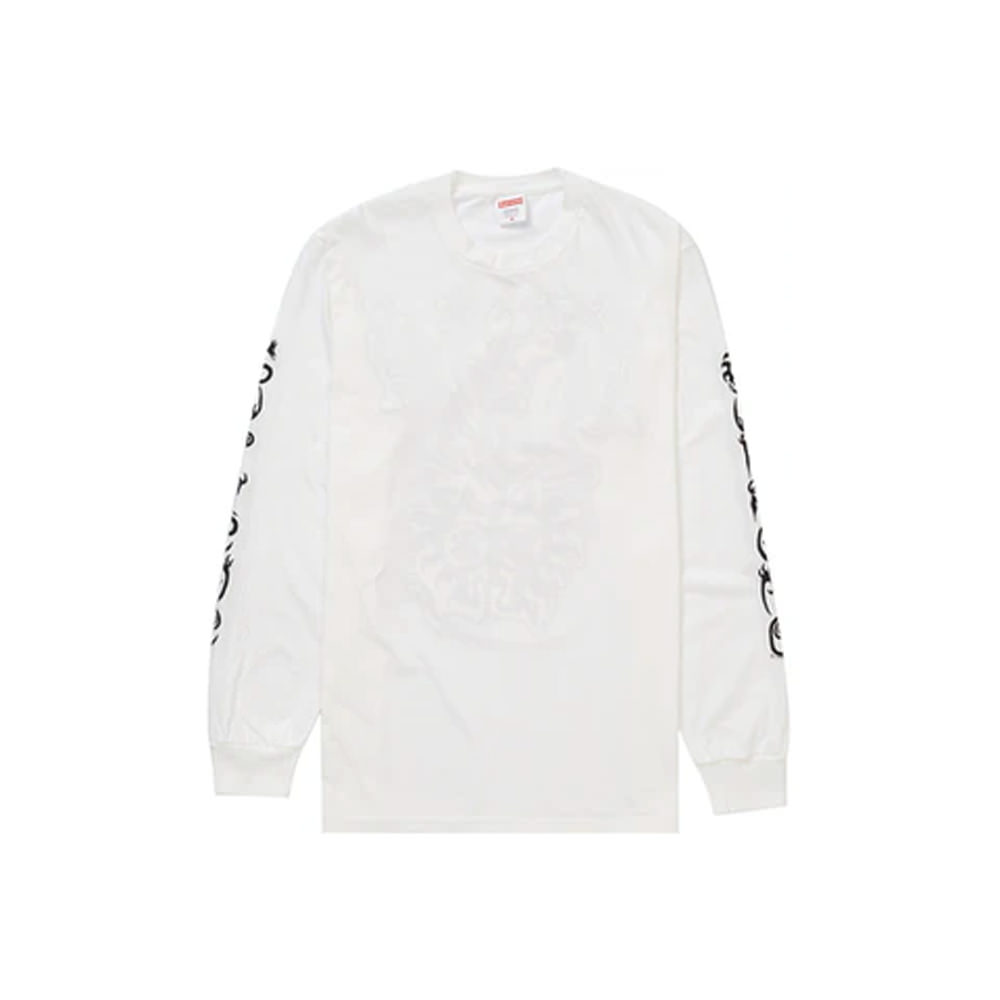 Supreme Clayton Patterson L/S Tee WhiteSupreme Clayton Patterson L