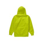 Supreme Embossed Logos Hooded Sweatshirt Acid Green