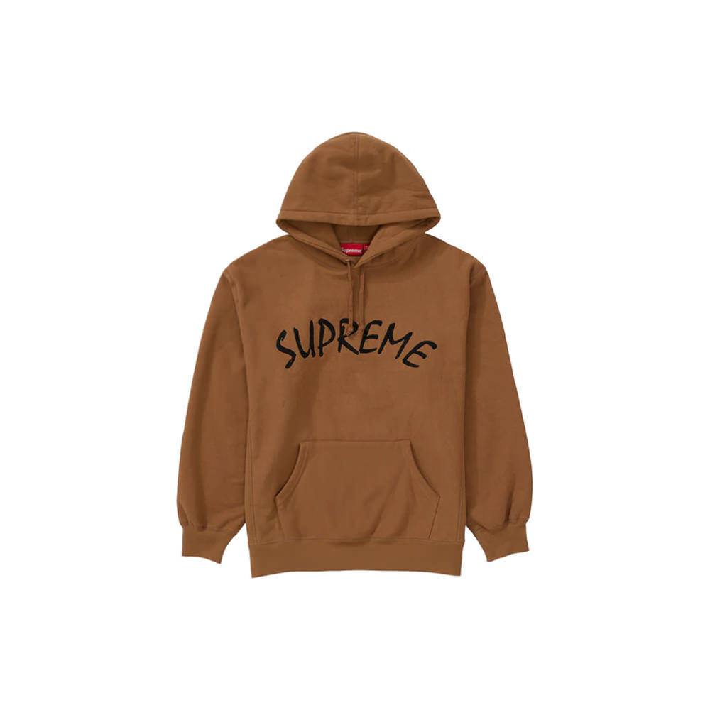Supreme FTP Arc Hooded Sweatshirt Brown