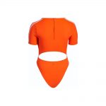 adidas Ivy Park Knot Swimsuit (Plus Size) Solar Orange