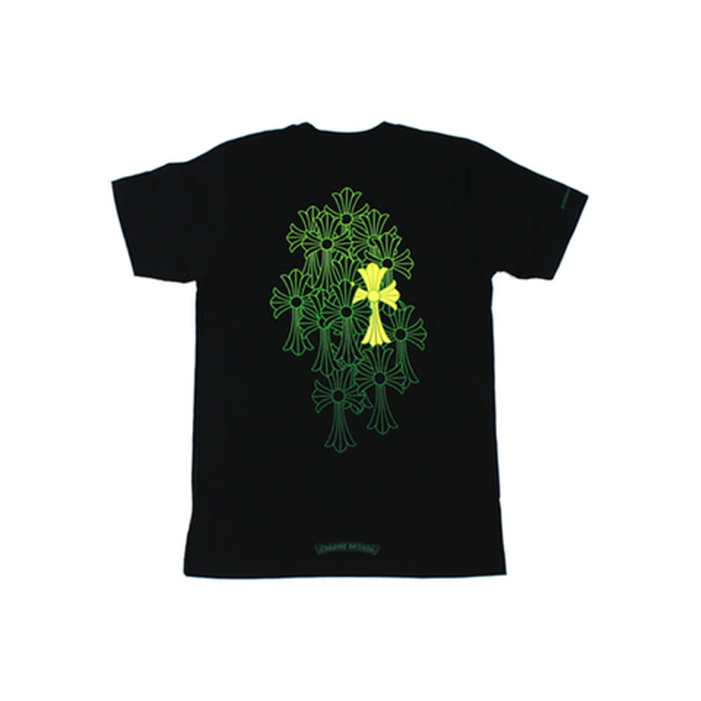 Chrome Hearts Cemetery T-shirt Black/Yellow/Green
