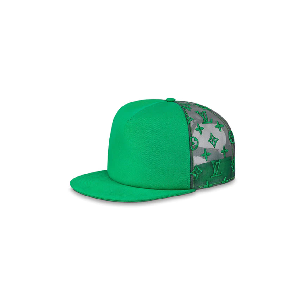 Louis Vuitton Everyday LV Embroidered Mesh Cap Green